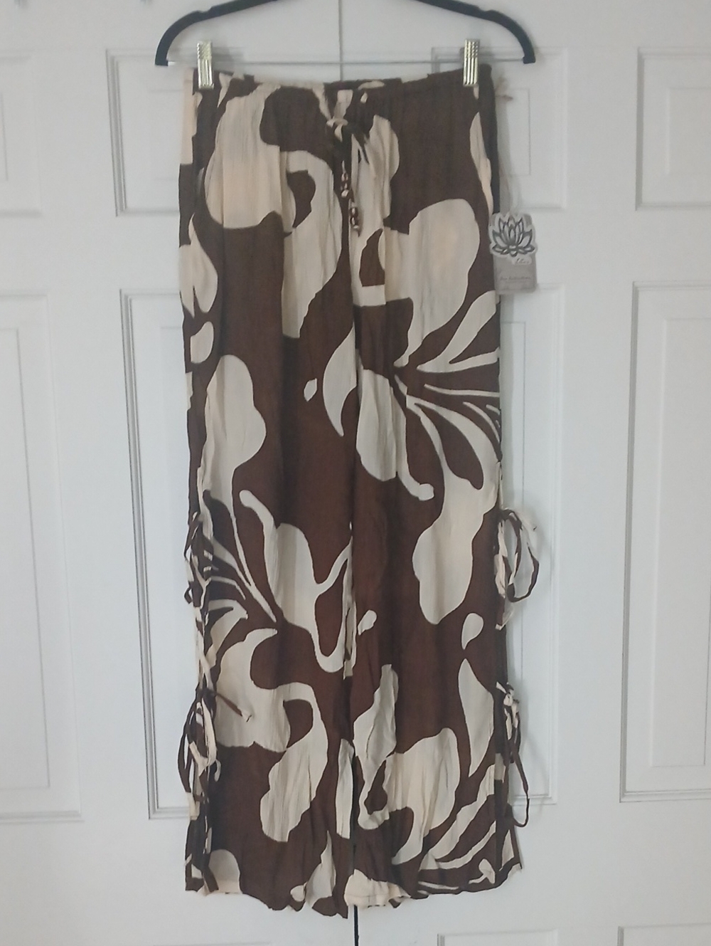 True Destinations Wide Leg Palazzo Pants